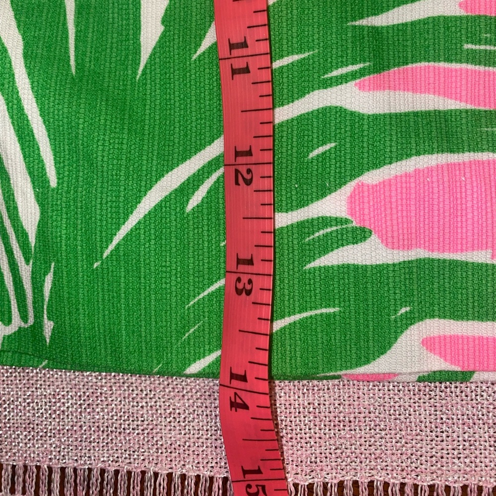 Lilly Pulitzer Pink and Green Mini Skirt - Picture 12 of 13